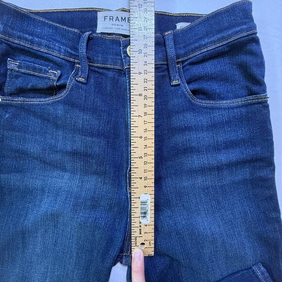 FRAME Women Ali Ultra High Rise Cigarette Skinny Jeans Size 25 - Picture 8 of 10